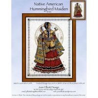 Joan Elliott JE196 Native American Hummingbird Maiden Hard Copy