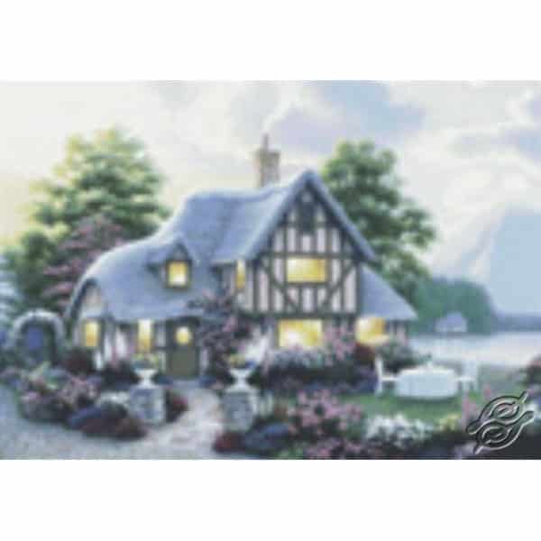 Kustom Krafts Lakeside Cottage GSK97433 Cross Stitch Chart Hard Copy