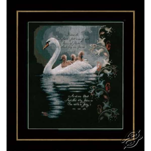 Lanarte Swan with Cygnets GSLPN0147904 Cross Stitch Kit