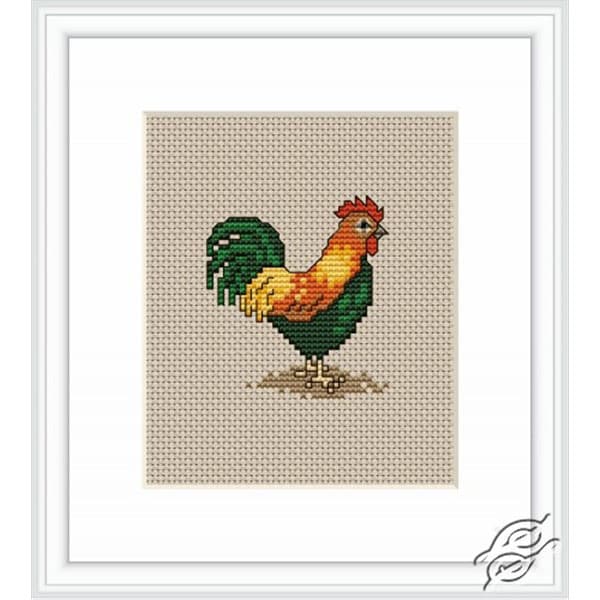 LucaS Rooster GSLB0018 Cross Stitch Kit JK's Cross Stitch Supplies
