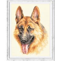 Magic Needle German Shepherd GSM59-23 Cross Stitch Kit
