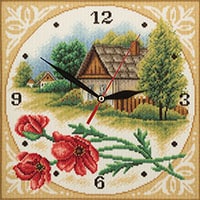 Cross Stitch Clocks