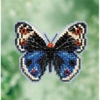 Mill Hill Kit Blue Pansy Butterfly MH181711