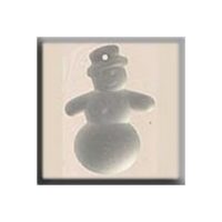 Mill Hill Treasure 12060 Frosted Snowman Matte Crystal