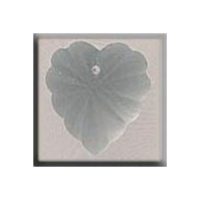 Mill Hill Treasure 12070 Frosted Starburst Heart Matte Crystal