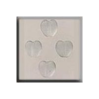 Mill Hill Treasure 12081 Small Channeled Heart Matte Crystal