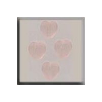 Mill Hill Treasure 12086 Small Channeled Heart Matte Rosaline