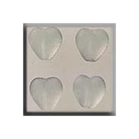 Mill Hill Treasure 12087 Medium Channeled Heart Matte Crystal