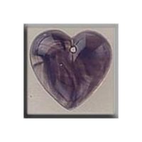 Mill Hill Treasure 12099 Medium Quartz Heart Purple