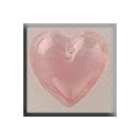 Mill Hill Treasure 12100 Medium Quartz Heart Pink