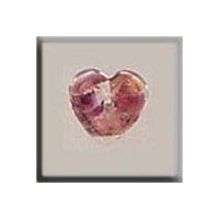 Mill Hill Treasure 12181 Heart Red Opal