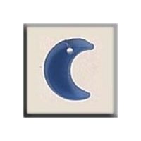 Mill Hill Treasure 12186 Small Crescent Moon Matte Light Sapphire