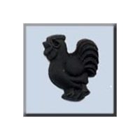 Mill Hill Treasure 12301 Rooster Matte Black