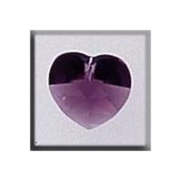 Mill Hill Treasure 13037 Small Heart Amethyst