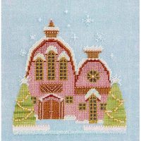 Nora Corbett NC162 Little Snowy Pink Cottage Hard Copy