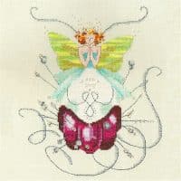 Nora Corbett Stitching Fairies 2 Pincushion Fairy Cross Stitch Kit