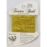 Rainbow Gallery Petite Treasure Braid High Gloss PH04 Bright Gold