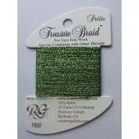 Rainbow Gallery Petite Treasure Braid PB97 Moss Green