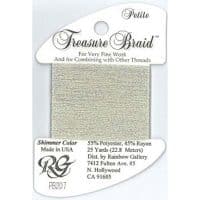 Rainbow Gallery Petite Treasure Braid Shimmer PB207 Ecru