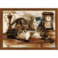 Riolis Furry Friends GSRC1247 Cross Stitch Kit