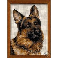 Riolis German Shepherds GSRC1068 Cross Stitch Kit