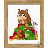 Riolis Hamster and Toad GSRC1709 Cross Stitch Kit