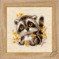 Riolis Little Raccoon GSRC1754 Cross Stitch Kit