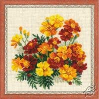 Riolis Marigolds GSRC1556 Cross Stitch Kit