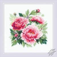 Riolis Tree Peony GSRC1854 Cross Stitch Kit