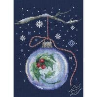 RTO Ball with a Sprig of Holly GSVC291 Cross Stitch Kit