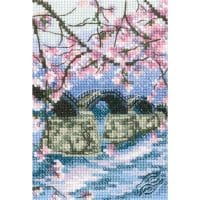 RTO Kintai Bridge Arching Over the Nishiki River GSVC309 Cross Stitch Kit