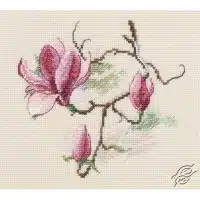 RTO Magnolia Flowers GSVM731 Cross Stitch Kit
