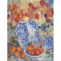 RTO Orange Physalis GSVM582 Cross Stitch Kit