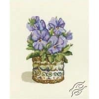 RTO Purple Violets GSVC190 Cross Stitch Kit