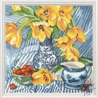 RTO Still Life with Flowers GSVM504 Cross Stitch Kit