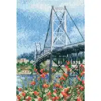 RTO Suspension Bridge Hercillio Luz GSVC306 Cross Stitch Kit