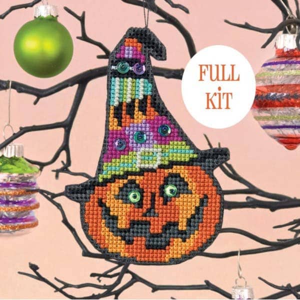 Satsuma Street Miss Witch Cross Stitch Kit JK's Cross Stitch Supplies