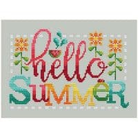 Shannon Christine Designs Hello Summer Cross Stitch Chart Hard Copy