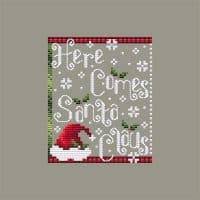 Shannon Christine Designs Here Comes Santa Claus Cross Stitch Chart Hard Copy