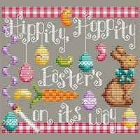 Shannon Christine Designs Hippity Hoppity Cross Stitch Chart Hard Copy