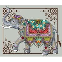 Shannon Christine Designs Jewelled Elephant Cross Stitch Chart Hard Copy