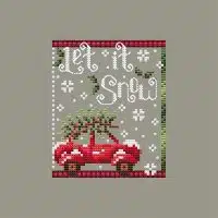 Shannon Christine Designs Let it Snow Cross Stitch Chart Hard Copy