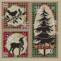 Shannon Christine Designs Rustic Christmas Cross Stitch Chart Hard Copy