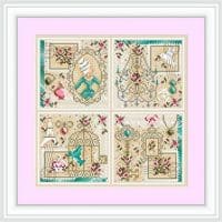 Shannon Christine Designs Shabby Chic Cards Cross Stitch Chart Hard Copy
