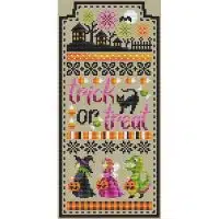 Shannon Christine Designs Trick or Treat Sampler Cross Stitch Chart Hard Copy