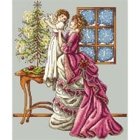 Shannon Christine Designs Victorian Christmas Cross Stitch Chart Hard Copy