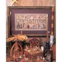 Shepherds Bush Fine Needlework Joyful Christmas Cross Stitch Chart Hard Copy