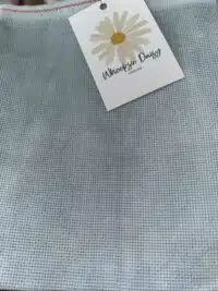 Whoopsie Daisy Designs by Daisy Chain Stitchery Steel Blue 18 count