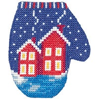 Panna Cross Stitch Mitten Kits