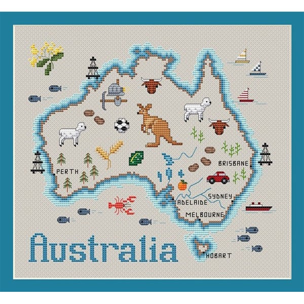 Sue Hillis Designs Australia C117 Cross Stitch Chart Hard Copy JK's Cross Stitch Supplies